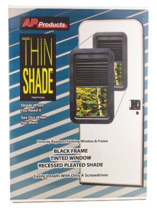 AP PRODUCTS THIN SHADE COMPLETE UNIT-BLACK - 015201512