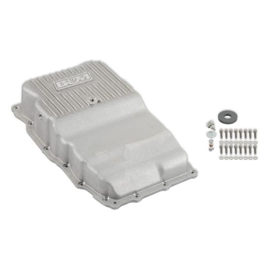 B&M CO CAST TRANS PAN  17-23 GM 10L80 - 70401