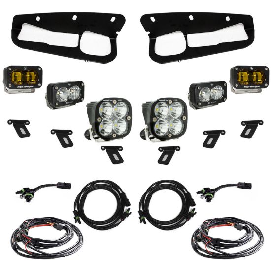 BAJA DESIGN FORD BRONCO S2 SAE AMBER FPK PRO - 448179