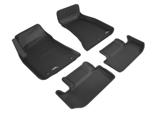 3D MATS/U-AC 3D KAGU FLOOR MAT 2 ROW SET BLACK - DG02601509
