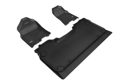3D MATS/U-AC 3D KAGU FLOOR MAT 2 ROW SET BLACK - DG02801509