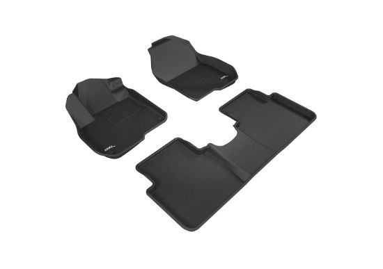 3D MATS/U-AC 3D KAGU FLOOR MAT 2 ROW SET BLACK - HD08601509