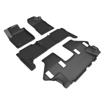 3D MATS/U-AC KAGU FLOOR MAT; BLACK; 4 PC.; 2PC. - NS14601509