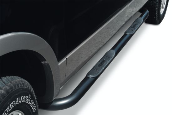 BIG COUNTRY 3' ROUND SIDE BARS MILD STEEL BLACK - 370451