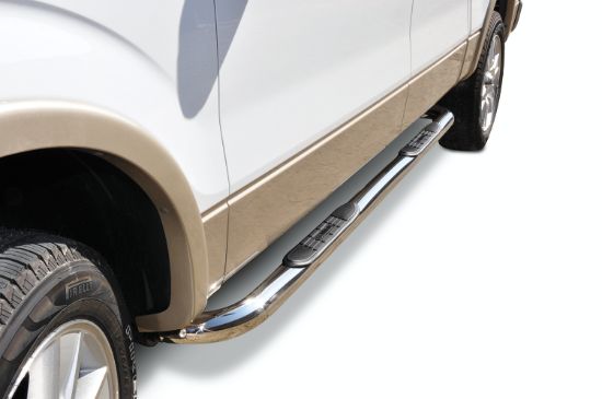 BIG COUNTRY 3' ROUND SIDE BARS STAINLESS STEEL - 379204