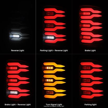 ALPHAREX USA LUXX-SERIES LED TAIL LIGHTS - 630070