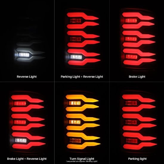 ALPHAREX USA LUXX-SERIES LED TAIL LIGHTS - 630070