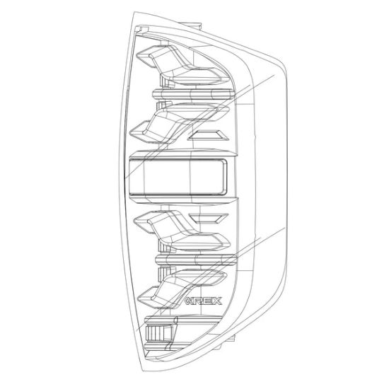 ALPHAREX USA LUXX-SERIES LED TAIL LIGHTS - 672030