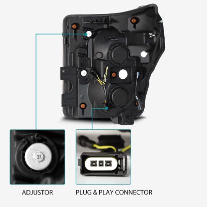 ALPHAREX USA FORD SUPERDUTY 11-16 LED PROJECTOR - 880146