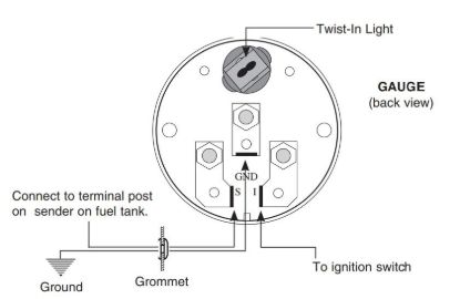 AUTO METER 2'MINI SPRTCMP TRANS.TEMP - 3357