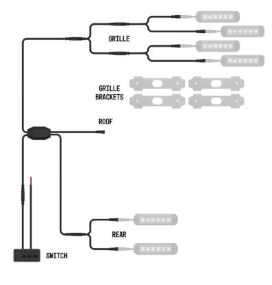 ARC LIGHTING STROBELINK WIRING HARNESS - BB8KB06