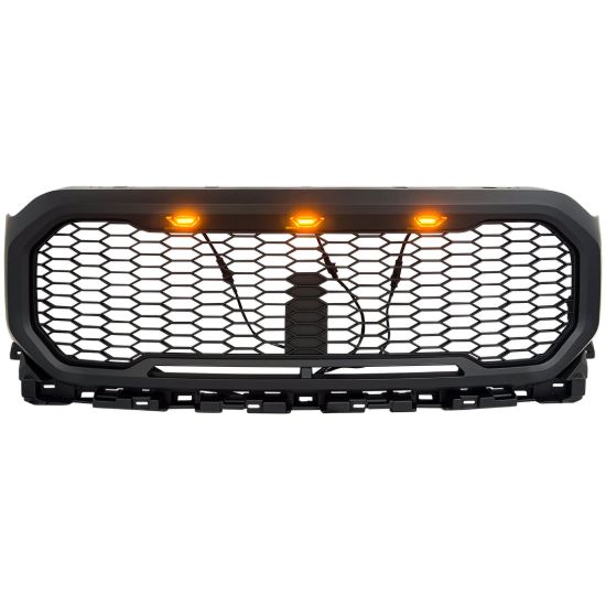 AMERICAN MOD MESH GRILLE WITH AMBER LIGHTS - MFMAA00122