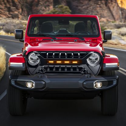 AMERICAN MOD ARMOR GRILLE W/ AMBER LIGHTS AND FR - MJPCA00128