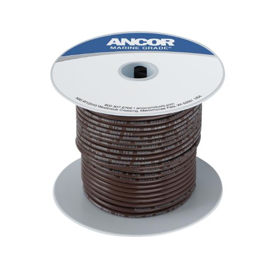 ANCOR 100' #14 BROWN TINNED COPPER - 104210