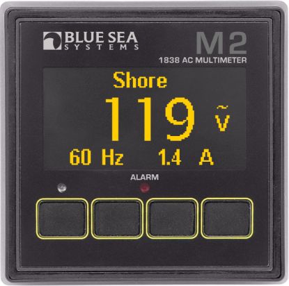 BLUE SEA MONITOR M2 OLED AC MULTIMETER - 1838BSS