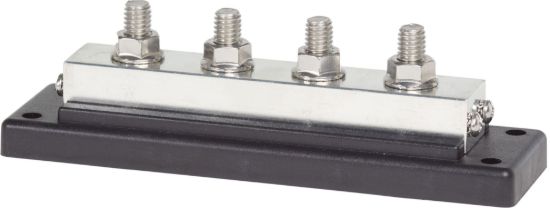 BLUE SEA POWERBAR 4X 3/8-16 STUD T - 2104BSS