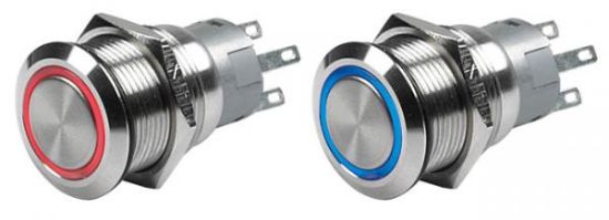 BEP PUSH BUT SW ON/OF RING ILLUM 12V RE - 0511000101