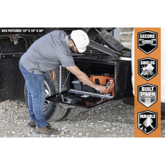 BUYERS PROD TOOLBOX 15X13X24 SST T-HDL BLK PWDR - 1703322