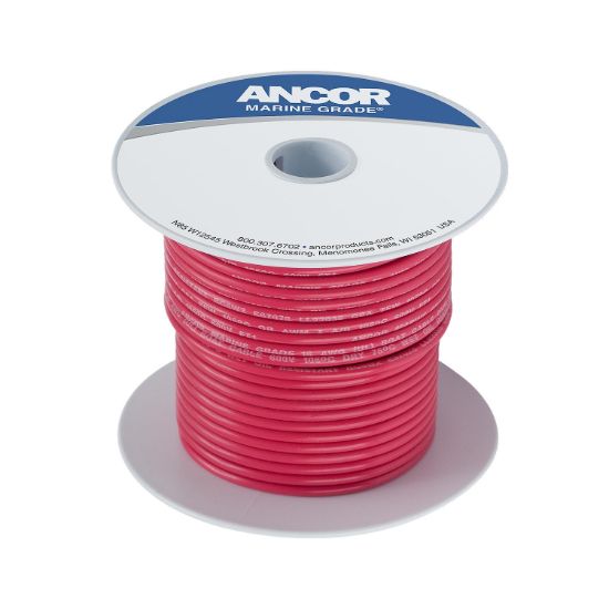 ANCOR WIRE 100' #12 RED TINNED COPPER - 106810