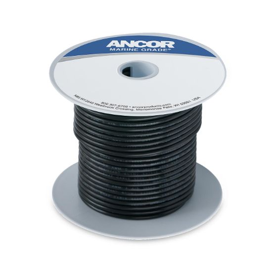 ANCOR WIRE 100' #10 BLACK TINNED COPPER - 108010