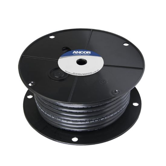 ANCOR 100' #4 BLACK TINNED COPPER - 113010