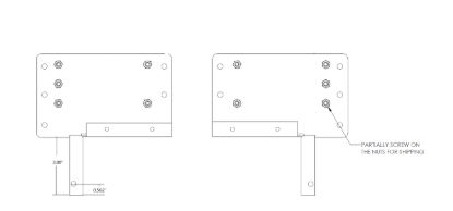 BAL NORCO SERVICE CORNER PULL BRKT WALL REINF - 21700238