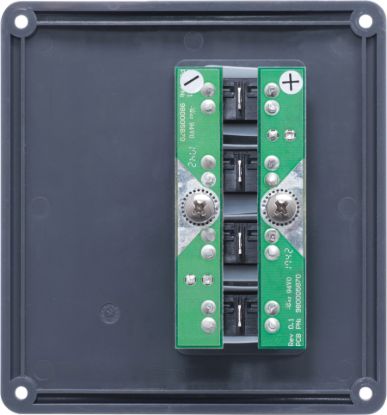BLUE SEA PANEL SWITCH H2O CB 4POS GRAY - 4320BSS