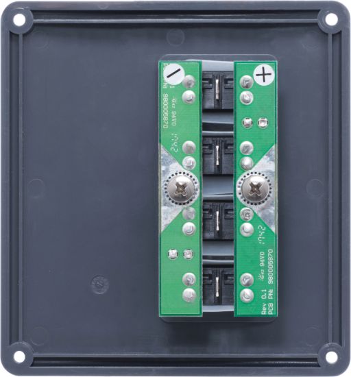 BLUE SEA PANEL SWITCH H2O CB 4POS GRAY - 4320BSS