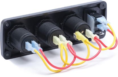 BLUE SEA PANEL ACC H2O 2 USBS & SCKT - 4365BSS