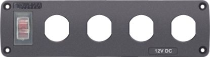 BLUE SEA PANEL ACC H2O 4 SOCKET BLANK - 4369BSS