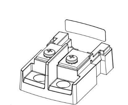 BLUE SEA FUSE BLOCK MAXI IP 30 80A (REPLACES - 5006100BSS