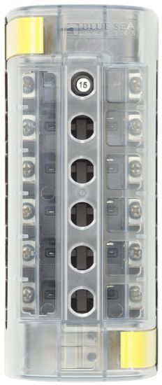 BLUE SEA CIRC BRKR BLOCK ST CLB 6CIRC IND - 5050BSS