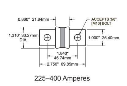 BLUE SEA FUSE A3T/CLASS T 350A - 5120BSS