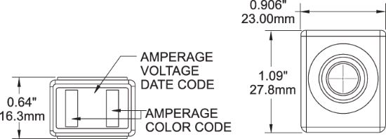 BLUE SEA FUSE TERMINAL 150A - 5185BSS