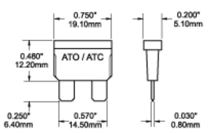 BLUE SEA FUSE ATO/ATC 1A - 5235BSS