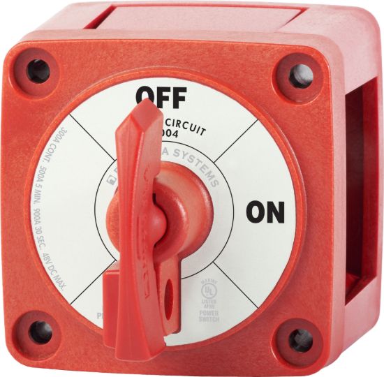 BLUE SEA SWITCH BATTERY M ON/OFF LOCKING - 6004BSS