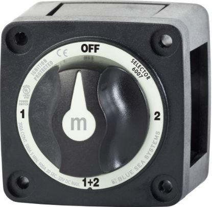 BLUE SEA SWITCH BATTERY M SELECTOR BLK - 6007200BSS
