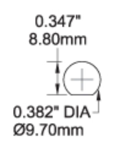 BLUE SEA CIRCUIT BREAKER PUSH BUTT - 7056BSS