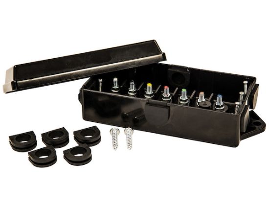 BUYERS PROD BOX JUNCTION ELECTRICAL PLASTIC W/7 - 5601101