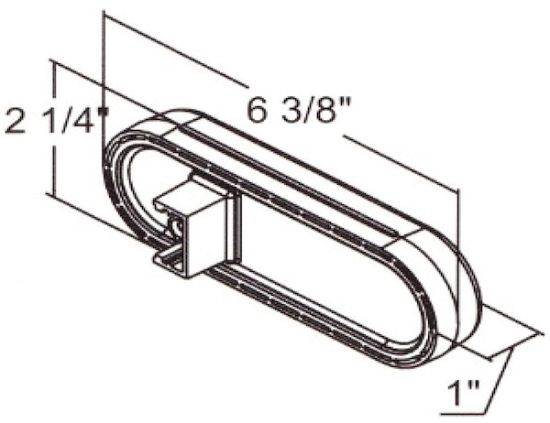 BUYERS PROD LIGHT 6.5IN OVAL BACK-UP 10 LED CLE - 5626310