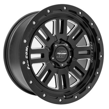 WHEEL PROS 20X9 5X150 5BSMM SATIN BLACK/MILLED - 5161295550