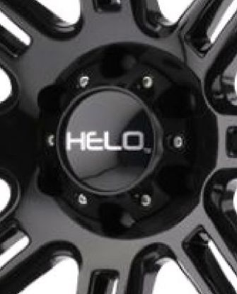 WHEEL PROS HELO CAP 8 LUG H67 - GLOSS BLACK - 70HE1GBH67