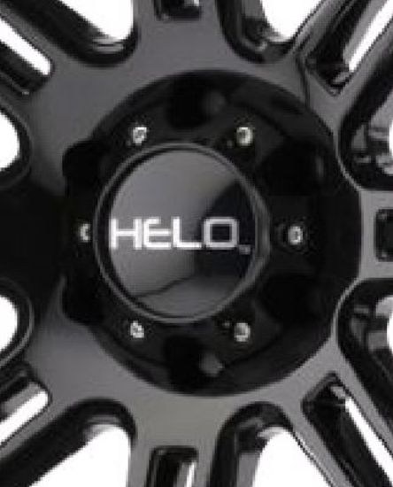 WHEEL PROS HELO CAP GLOSS BLACK 8 LU - 9L170HE1GB
