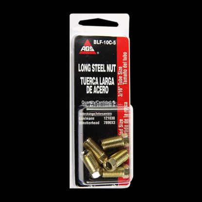 AGS 3/16'X 3/16'LG STEEL NUT - BLF10C5