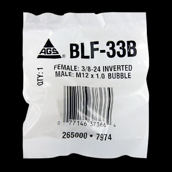 AGS 3/8-24 - M12 X 1.0 BUBBLE - BLF33B