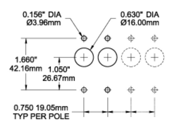 BLUE SEA CIRCUIT BREAKER AA1TOGGLE 20A RED - 7213BSS
