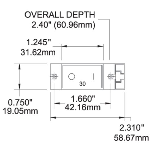 BLUE SEA CIRCUIT BREAKER SC1 FLAT ROCKER 5A - 7400BSS