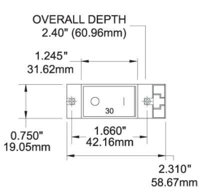 BLUE SEA CIRCUIT BREAKER A2 FLAT ROCKER 15A - 7411BSS
