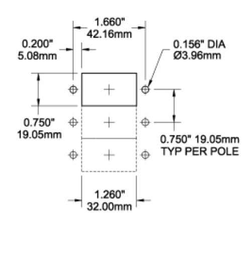 BLUE SEA CIRCUIT BREAKER A2 FLAT ROCKER 50A - 7417BSS