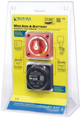 BLUE SEA SOLENOID ADD A BATTERY MINI - 7649BSS
